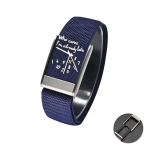 T&auml;iustatud spordinailonist rihmad Google Fitbitile Air Soft Loop randmerihm kellamustriga rihm naistele ja meestele For GoogleFitbit Air black