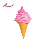 Ujumisbasseini ujuv ujumisringi j&auml;&auml;tis &ndash; kujuline t&auml;ispuhutav m&auml;nguasi roosa