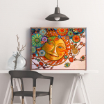 5D Teemantmaal P&auml;ikese Teemant Multifilm Teemanttikandid T&auml;ielikud kividega j&otilde;ulukaunistused 20X30CM