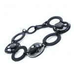 NOA [H8852] - Bracelet Cr&eacute;ateur 'M&eacute;lusine' gris hall