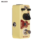 Mooer WoodVerb Akustilise kitarri Reverb Pedal Digital Reverb Pedal Reverb/Mod/Filter Modes True kollane