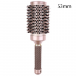 Professionaalne termiline keraamiline iooniline &uuml;mmargune libisemisvastase k&auml;epidemega kuldne juuksehari 53mm