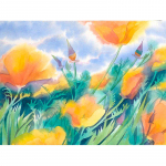 V&auml;rvilised lilled 5d isetehtud teemanttikandid t&auml;isringi teemantmaal 20X30CM