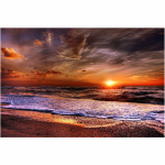 T&auml;ielik 5D iseteemantmaaling iga p&auml;ikeseloojangu teemanttikandid t&auml;ispistes ristpistes kodukaunistus k&auml;sitsi valmistatud kingitus 20x30cm