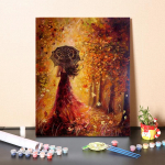 DIY maalimine numbrite j&auml;rgi Digitaalne &otilde;limaal Hobid Numbrite maalimine Kunst K&auml;sit&ouml;&ouml; Kodukaunistamine 40x50cm no frame