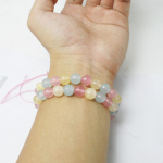 Looduslikust kivist v&auml;rvilised jaedid, siledad &uuml;mmargused lahtised vahehelmed 15'' ehete valmistamiseks isetegemise k&auml;ev&otilde;rud 8mm 46pcs