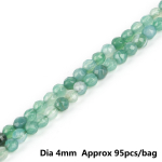 7 v&auml;rvi naturaalsest kivist tahutud sinine fuksia lilla triibuga ahhaatid &uuml;mmargused lahtised DIY helmed ehete tegemiseks v&otilde;lu k&auml;ev&otilde;ru tarvikud 15'' 4mm 95pcs roheline