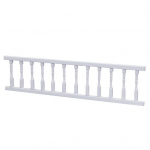 Exquisite Delicate Easy to Install Portable Miniature Mini Railing Toy for Collection Railing Toy valge