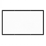 120-tolline 16:9 projektoriekraan, kaasaskantav HD-projektsioonekraan, kokkupandav seinale kinnitatav kodukino jaoks 120-inch