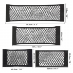 Auto tagumine pagasiruumi iste elastne n&ouml;&ouml;r Net Magic kleebis V&otilde;rgustikku hoiukott Tasku auto korraldaja istme seljakoti pagasi v&otilde;rguhoidik 25x60cm