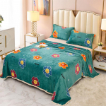 1,5/1,8/2 m voodi, flanellist voodilina, &uuml;he kaheinimesevoodiga korallkuhjaga tekk Kahepoolne pl&uuml;&uuml;sist voodilina, kaheinimesevoodi, kaheinimesevoodi ja king-size Twin