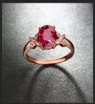 SACE GEMS Klassikaline vasesulamist tsirkoonist s&otilde;rmus Naiste ehted Pulmalubaduse peokingitus OPEN