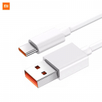 Xiaomi 6A USB-C Type-C 1M turbolaadija kiirlaadimiskaabel 1M valge