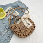 Boheemlas stiilis k&auml;sitsi valmistatud &otilde;lgedest &otilde;lakotid naistele reisimiseks Beach Crossbody kott Hollow Out k&auml;ekoti rahakott 17*8*27cm