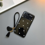 Fundas for Xiaomi POCO M4 Pro 4G 5G Lovely Love Heart karastatud klaasist telefoni&uuml;mbris Poco X4 Pro X3 GT 5G X4 X3 NFC k&auml;epaelaga randmepaela telefoni kate POCO M4 Pro 4G