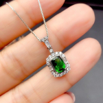 Bella Box Ruudukujuline Imeilus Elegantne Ripats Kaelakee Naistele V&otilde;luv pulmakihlamine Ranglaluukett Naiste kingitused