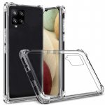 &Uuml;mbris Samsung Galaxy A12 p&otilde;rutuskindlast l&auml;bipaistvast pehmest silikoonist telefoni&uuml;mbrised Samsung A12 A 12 SM-A125F/DS A125F A125 jaoks l&auml;bipaistev TPU tagakaane kest Samsung Galaxy A12 puhas