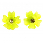 Les Tr&eacute;sors De Lily [R8217] &ndash; Kollased Flora k&otilde;rvar&otilde;ngad &ndash; 13 mm kollane