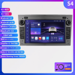 Hizpo Carplay 4G-LTE 8Core 2Din Android autoraadio GPS Opel Astra HJ Vectra Vauxhall Antara Zafira Corsa CD Vivaro Meriva Veda AutoRadio HeadUnit jaoks S4 4G 32G Grey