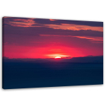 Feeby l&otilde;uenditr&uuml;kk, roosa p&auml;ikeseloojang 60x40 roosa