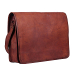 Kott kitsenahast meeste uus vintage pruun S Messenger s&uuml;learvuti &otilde;lakott 9x11x3 pruun