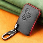 Auto v&otilde;tmekaardi &uuml;mbrise kate Renault Clio Megane Grand Scenic 3 nupuga nahast auto v&otilde;tmekaane &uuml;mbrise korpusele