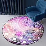 Etnilised vaibad &Uuml;mmargune Boheemian Mandala vaip Laste vaip t&uuml;drukute tuppa Suur p&otilde;randamatt &uuml;mmarguse diivanilaua jaoks elutuppa 60cm x 60cm