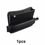 Car Seat Slot Storage Organizer Box Leather Gap Bag Plug Filler Phone Holder Organizer Fill in the Seat Gap Cards Blcak-1pcs