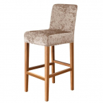 Purustatud Velvet baaripuki tooli kate Spandex Stretch l&uuml;hikese seljaga tooli katted s&ouml;&ouml;gitoa kohviku kodu jaoks V&auml;ikese suurusega istme kate 1 piece paabulinnu sinine v&auml;rv