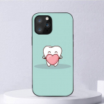 Armas hambaarsti hambahammaste telefoni&uuml;mbris iPhone 11 12 Mini 13 14 Pro Xs Max X 8 7 6s Plus 5 Se Xr Shell jaoks iPhone11