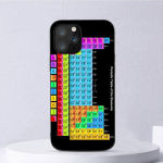 Chemistry College perioodilise tabeli telefoni&uuml;mbris iPhone 11 12 Mini 13 14 Pro Xs Max X 8 7 6s Plus 5 Se Xr Shell jaoks iPhone8plus