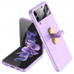 Samsung Z Flip 4 kriimustusvastase objektiivi klaaskilega &uuml;mbris Samsung Galaxy Z Flip 4 Flip4 Zflip4 tarvikute jaoks for samsung Z Flip 4 lilla