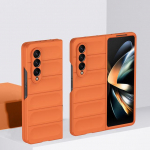 Lihtne matt, mugav &uuml;mbris Samsung Galaxy Z Fold 4 5g Fold3 Fold4 Fold 3 Zfold3 Zfold4 Ultra &otilde;huke arvutitelefoni kaas for Samsung Z Fold 4 lilla