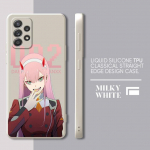 Zero Two Peoples &uuml;mbris Samsung Galaxy A73 A52 A33 A52s A23 A72 A22 A13 A13 A12 A32 A53 A42 pehme kandiline vedel kate Samsung A13 5G