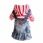 XS-2XL Denim Koerariided Kauboi Lemmiklooma Koeramantel Kutsika Riietus V&auml;ikestele Koertele Teksad Jakk Koera Vest Mantel kutsika Riided Kassir&otilde;ivad XXL