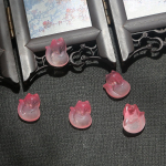 10 tk 14*18mm v&auml;rvilised Little Fox tarvikud klaasist ripatsid ehete kaunistamiseks isetegemise juuksepulga k&auml;ev&otilde;ru kaelakee k&otilde;rvar&otilde;ngas 14*18mm 10pcs