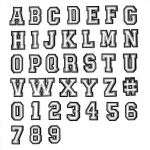 37 kirjapaki pakkimist sandaalide kingade kaunistamiseks 0-9 # number, t&auml;hestik ABC-Z t&auml;hem&auml;rgid 37pcs