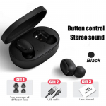 A6S Bluetooth 5.0 juhtmevabad k&otilde;rvaklapid TWS Deep Bass Stereo veekindlad k&otilde;rvaklapid koos laadimis&uuml;mbrisega valge