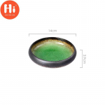 Tere Jaapani stiilis keraamiline loominguline j&auml;&auml;pragu glasuur &otilde;htus&ouml;&ouml;gitaldrik Retro sushi steikitaldrik magustoit salat puuviljaroog k&ouml;&ouml;gin&otilde;ud