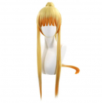 75 cm Anime Deemon Slayer oranž pikk cosplay parukas s&uuml;nteetilised juuksed Halloweeni peo parukad Cosplay kost&uuml;&uuml;mid aksessuaarid 75cm oranž