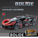 1:24 skaalaga Bugatti boliidi sulamist sportautomudel, survevalu metallist m&auml;nguasjas&otilde;idukid, automudel, suure simulatsiooniga kollektsiooni m&auml;nguasja kingitus lastele 1/24-20.5x9x4.7cm