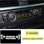 BMW X1 3. seeria jaoks E90 E91 E92 E93 X3 E83 E84 auto kliimaseadme reguleerimisnupud Katte automaatl&uuml;liti dekoratiivkleebis A model