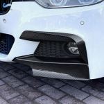 4tk Eesmise udutule kaitseraua huulev&otilde;re katte trimm BMW 3-seeria F30 F31 F35 M Sport 2012 2013 2014 2015 2016 2017 jaoks