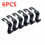 6/5/2pcs Car Seat Headrest Hook Hanger Storage Organizer Universal for Handbag Purse Coat fit Universal Vehicle Car S 2pcs