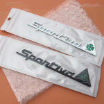 1 tk ALFA ROMEO Sportiva logoga auto k&uuml;ljeembleemi saba m&auml;rgi kleebis Mito 147 156 159 166 Giulietta Spider GT jaoks must