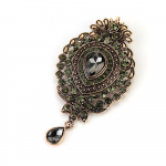 Vanaaegne kroonpross naistele Antiikkullav&auml;rvi tilgavaigust ehted Etniline pulmakink punane