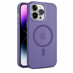 Luksuslik magnetiline Magsafe'i juhtmevaba laadimise telefoni&uuml;mbris iPhone'i 15 14 13 12 Pro Max Plus jaoks l&auml;bipaistev matt l&ouml;&ouml;gikindel kate For iPhone 12 valge