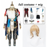 Kaveh Cosplay kost&uuml;&uuml;m Kaveh Cosplay vormiriietus, parukas tasuta peakatted, &uuml;likond Halloweeni peoks, meeste naiste riided, kost&uuml;&uuml;mid L-(Suit+Wig)