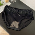 Jaapani j&auml;&auml;siidist aluspesu Naiste pits Seksikad Pure Desire Girl Traceless Kiirkuivavad puhtast puuvillast jalgevahe kolmnurkp&uuml;ksid M must