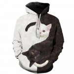 2022. aasta Harajuku kassitr&uuml;kk Super Dalian Hoodie Meeste ja naiste kampsunid Vabaaja vabad pikkade varrukatega pulloverid koos kapuutsiga 6XL